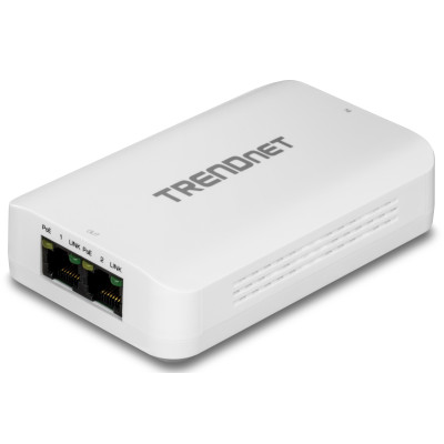 TRENDnet TPE-BE200 Gigabit PoE++ Extender, daisy chain 4 units, wall mountable